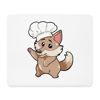 Chefkoch Wolf - Mousepad (Querformat) - Weiß - Vorne