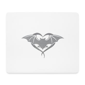 Bat - Mouse Pad (horizontal) - white - Front