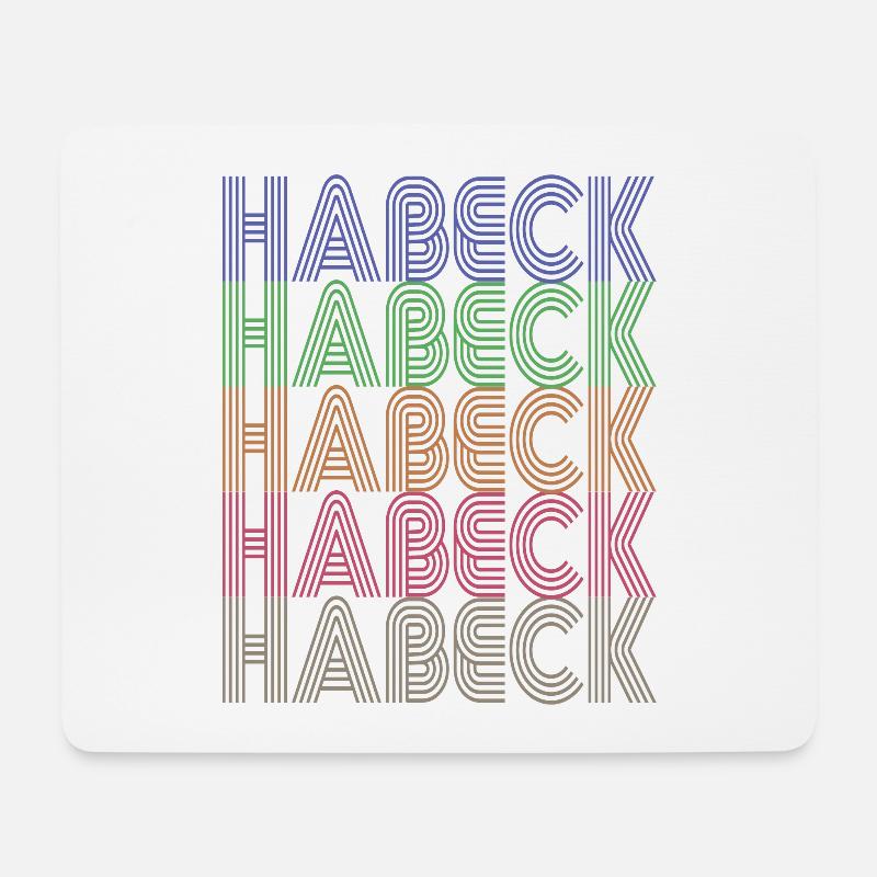 Habeck Grüne Bündnis Wahl 2021 Bundeskanzler AFD - Mousepad (Querformat) - Weiß