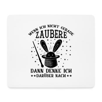 Zauberei Zauberer Zaubern Sprüche - Mousepad (Querformat) - Weiß - Vorne