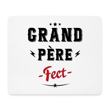 Grand père fect idée cadeau papy papi Cadeau drôle - Tapis de souris (format paysage) - blanc - Devant