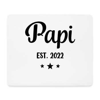 Papi est 2022 Cadeau drôle de grand-père - Tapis de souris (format paysage) - blanc - Devant