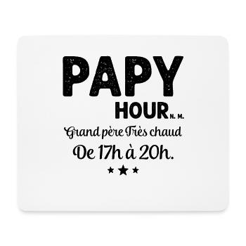 Papy Cadeau drôle de grand-père - Tapis de souris (format paysage) - blanc - Devant