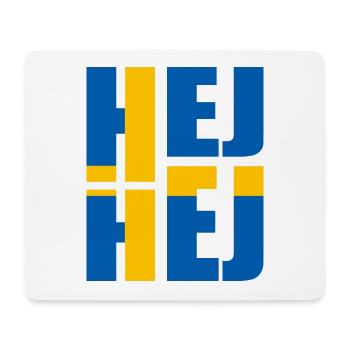 SCHWEDISCH HEJ HEJ SCHWEDEN - Mousepad (Querformat) - Weiß - Vorne