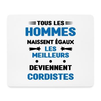 Les Meilleurs Hommes Deviennent Cordistes - Tapis de souris (format paysage) - blanc - Devant