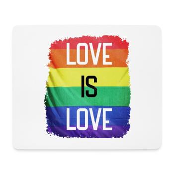 Liebe ist Liebe, Stolz - Mousepad (Querformat) - Weiß - Vorne