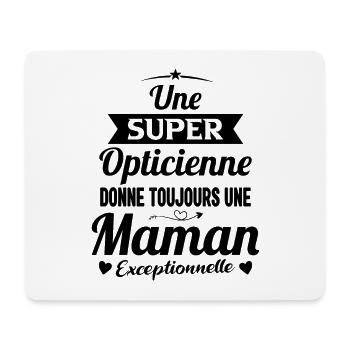 Future Maman Opticienne Cadeau Drôle Femme Mère - Tapis de souris (format paysage) - blanc - Devant