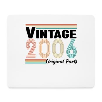 Vintage 2006 Original Parts Birthday Gift - Mouse Pad (horizontal) - white - Front