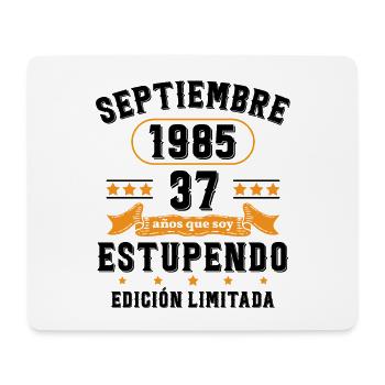 37 Ans Anniversaire Vintage Né(e) Septembre 1985 - Tapis de souris (format paysage) - blanc - Devant