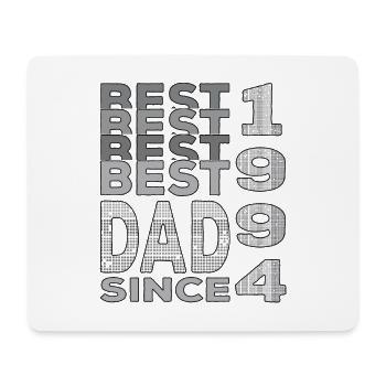 Bester Papa der Welt seit 1994 Vatertag - Mousepad (Querformat) - Weiß - Vorne