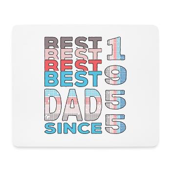 Bester Papa der Welt seit 1955 Vatertag - Mousepad (Querformat) - Weiß - Vorne