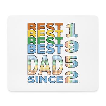 Bester Papa der Welt seit 1952 Vatertag - Mousepad (Querformat) - Weiß - Vorne