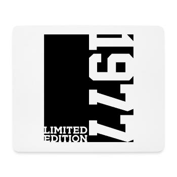 LIMITED EDITION 1977 49TH BIRTHDAY - Mouse Pad (horizontal) - white - Front