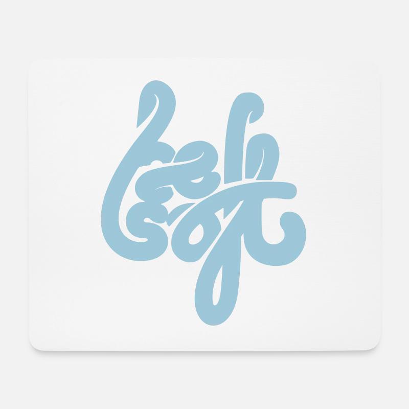 weich - Mousepad (Querformat) - Weiß