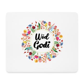 Wöd Godi beste Godi Taufpatin Österreich Taufe - Mousepad (Querformat) - Weiß - Vorne