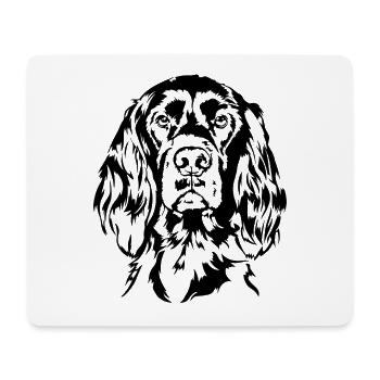 Setter Irlandais Chien Chasse Chiens Chiens Wilsigns - Tapis de souris (format paysage) - blanc - Devant