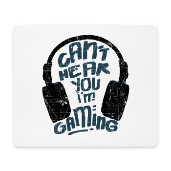 Gamer - Mousepad (Querformat) - Weiß - Vorne