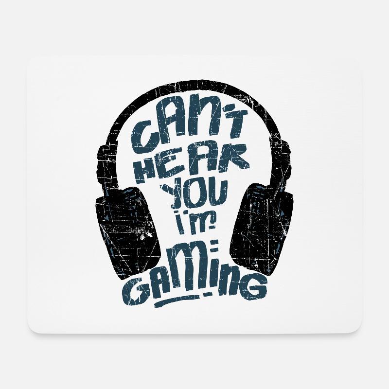 Gamer - Mouse Pad (horizontal) - white