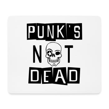 PUNK'S NOT DEAD - Tapis de souris (format paysage) - blanc - Devant