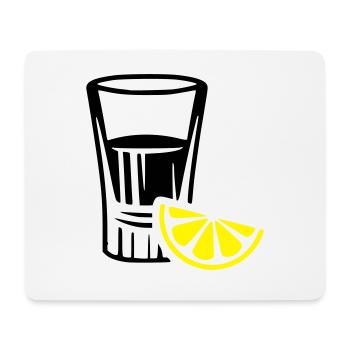 Schnapsglas-Logo - Mousepad (Querformat) - Weiß - Vorne