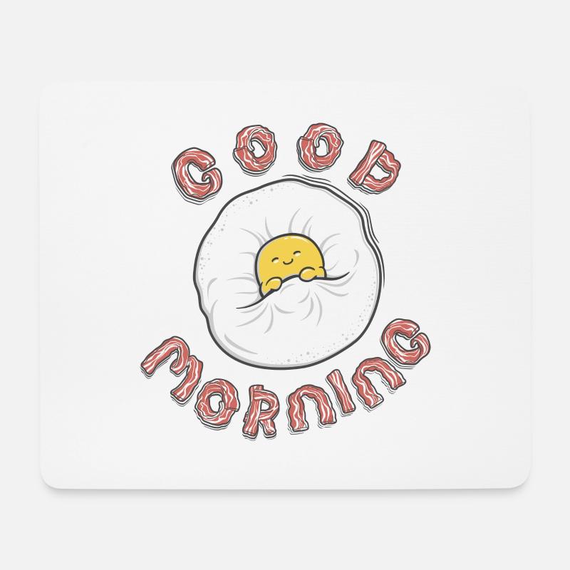 Good Morning - Mouse Pad (horizontal) - white