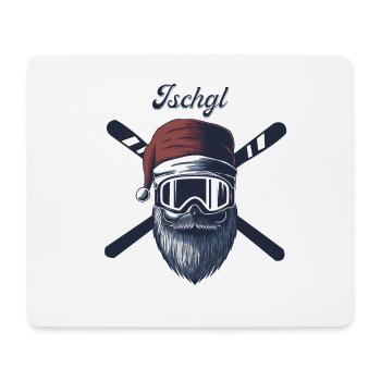 Ischgl Ski Sknowboard - Mousepad (Querformat) - Weiß - Vorne