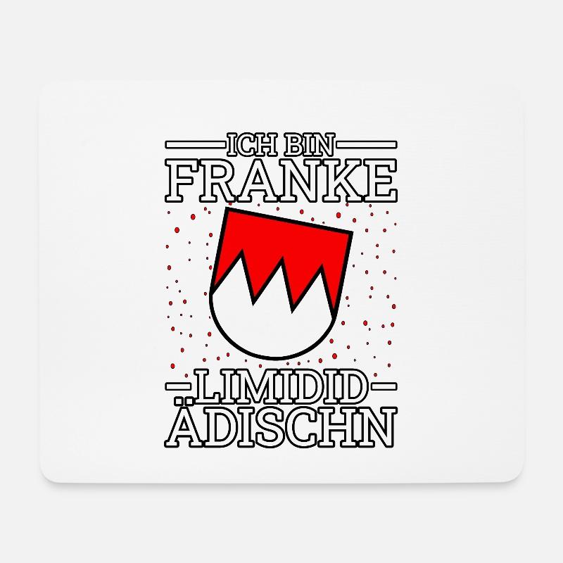 Franken Fränkisch Frankenland Limidid Ädischn - Mousepad (Querformat) - Weiß