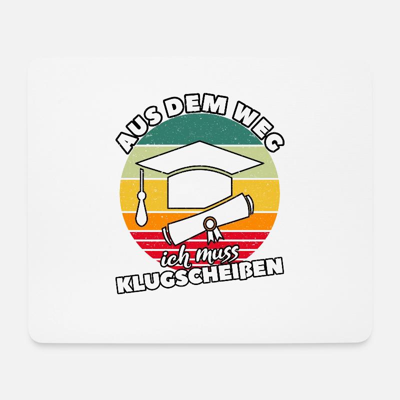Doktortitel Doktorand Doktor Promotion Geschenk - Mousepad (Querformat) - Weiß