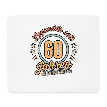 60ter Geburtstag 60 Geburtstagsgeschenk - Mousepad (Querformat) - Weiß - Vorne