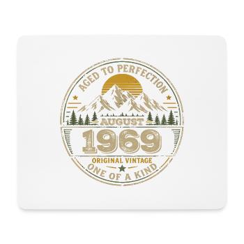 Cadeau Anniversaire 1969 Août Vintage 1969  - Tapis de souris (format paysage) - blanc - Devant