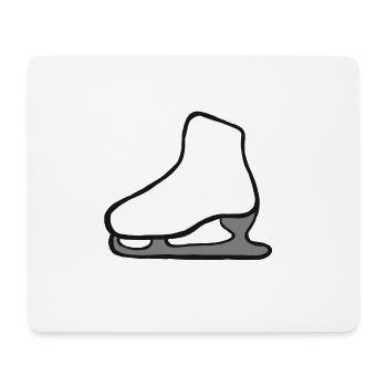 Ice skate speed skating figure skating ice skating - Mouse Pad (horizontal) - white - Front