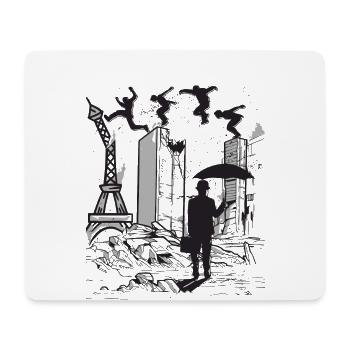 Parkour France Parkour Runner Arts Art - Mouse Pad (horizontal) - white - Front