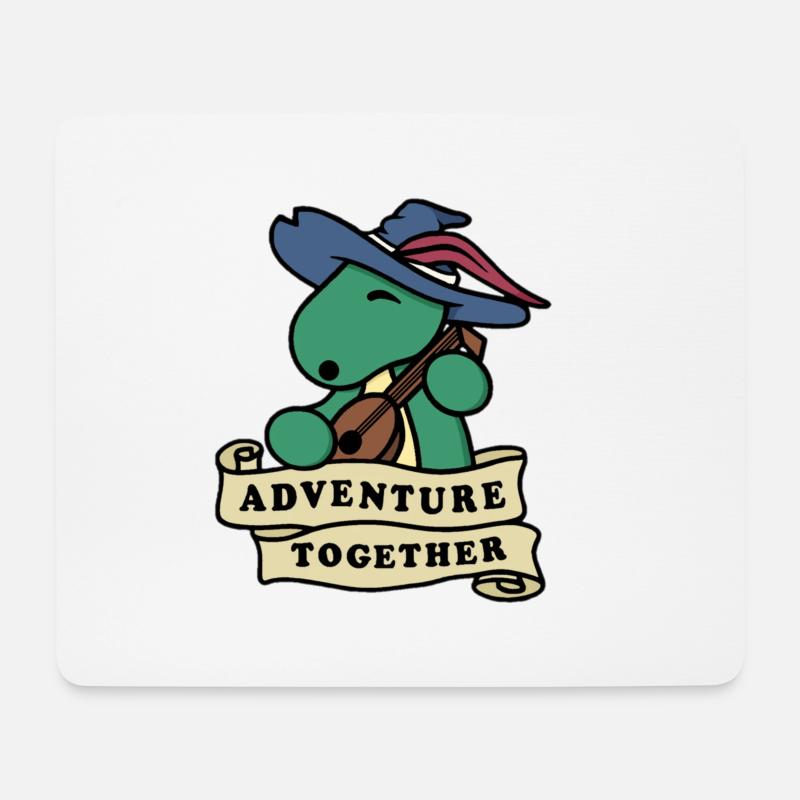 Abenteuer Zusammen - Mousepad (Querformat) - Weiß