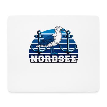 North Seagull Boat Anchor North Seagulls North German - Mouse Pad (horizontal) - white - Front
