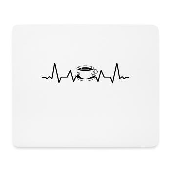 Kaffee Sammlung Kaffeetrinker Kaffeeliebhaber - Mousepad (Querformat) - Weiß - Vorne