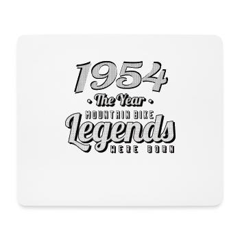 VTT-Mountainbiker 1954 Naissance Anniversaire VTT - Tapis de souris (format paysage) - blanc - Devant