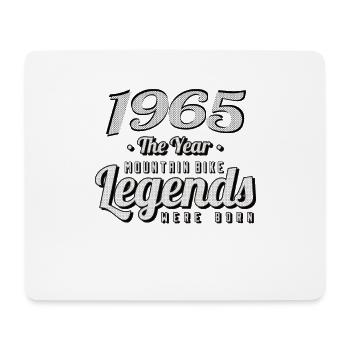 VTT-Mountainbiker 1965 Naissance Anniversaire VTT - Tapis de souris (format paysage) - blanc - Devant