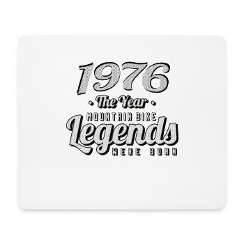 VTT-Mountainbiker 1976 Naissance Anniversaire VTT - Tapis de souris (format paysage) - blanc - Devant