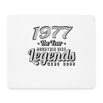 VTT-Mountainbiker 1977 Naissance Anniversaire VTT - Tapis de souris (format paysage) - blanc - Devant