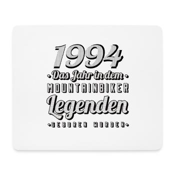 MTB-Mountainbiker 1994 Jahrgang Geburtstag MTB - Mousepad (Querformat) - Weiß - Vorne