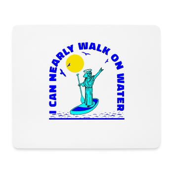 SUP paddleboarding Stand Up Paddle Surfing - Mouse Pad (horizontal) - white - Front