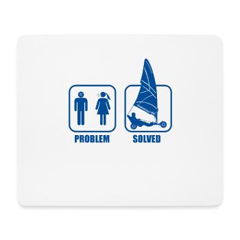 Beach Sailing Windracer Land Sailers Land Sailors - Mouse Pad (horizontal) - white - Front