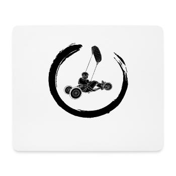 Beach Kite Windracer Land Kite Kite Beach Sailor - Mouse Pad (horizontal) - white - Front
