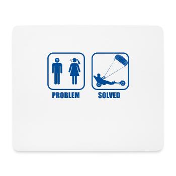 Beach Kite Windracer Land Kite Kite Beach Sailor - Mouse Pad (horizontal) - white - Front