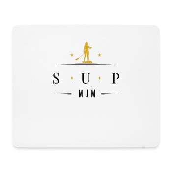 SUP paddleboarding Stand Up Paddle SUP-MUM Damen - Mousepad (Querformat) - Weiß - Vorne