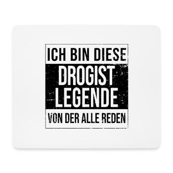Apotheker Geburtstag geboren Legende Drogist - Mousepad (Querformat) - Weiß - Vorne