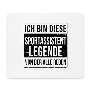 Co-Trainer Geburtstag geboren Legende - Mousepad (Querformat) - Weiß - Vorne