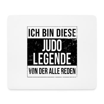 Judoka Geburtstag geboren Legende Kampfsport-Judo - Mousepad (Querformat) - Weiß - Vorne