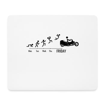 Trike Trikefahrer Motortrike Wochenende Trike Bike - Mousepad (Querformat) - Weiß - Vorne