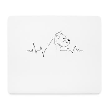 Dog breed Italian-Cane-Corso Dog lovers Dogs - Mouse Pad (horizontal) - white - Front